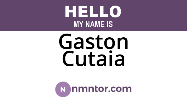 Gaston Cutaia