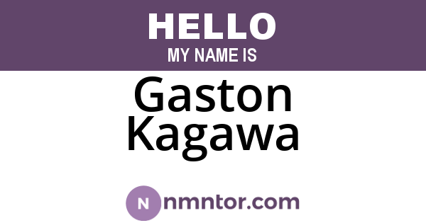 Gaston Kagawa