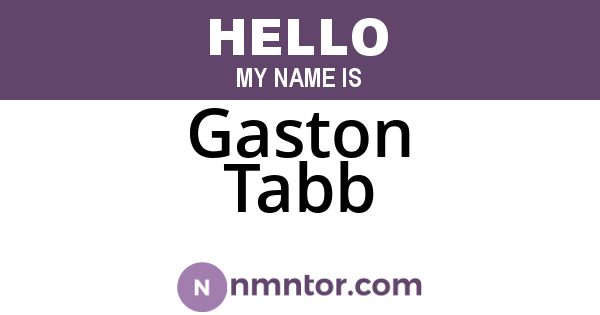 Gaston Tabb