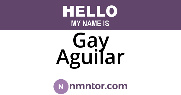 Gay Aguilar