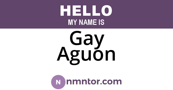 Gay Aguon