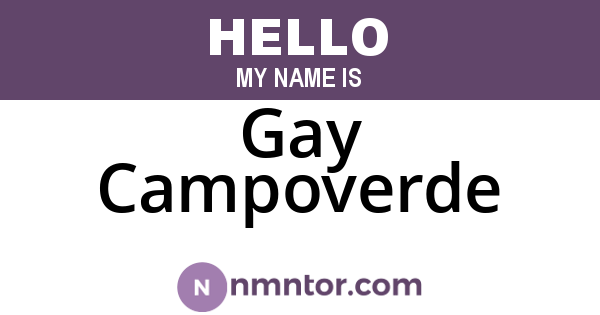 Gay Campoverde