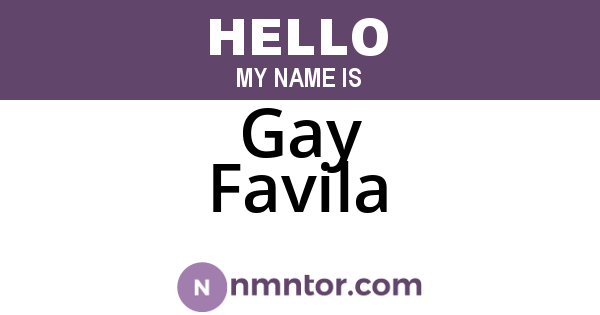 Gay Favila