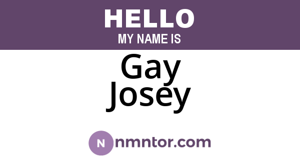 Gay Josey