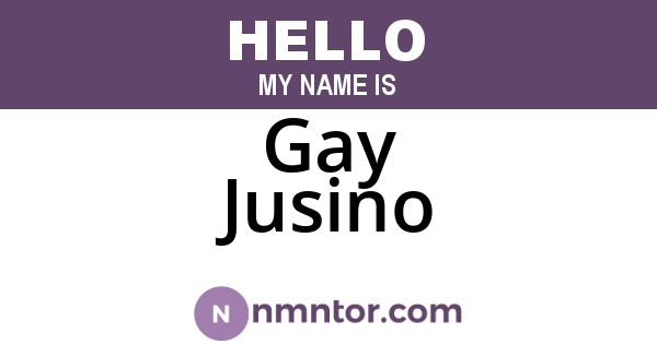 Gay Jusino