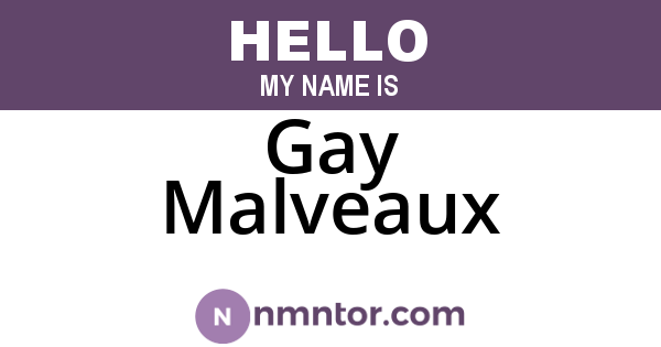 Gay Malveaux