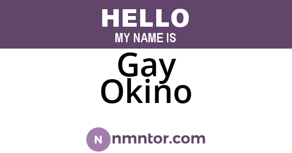 Gay Okino