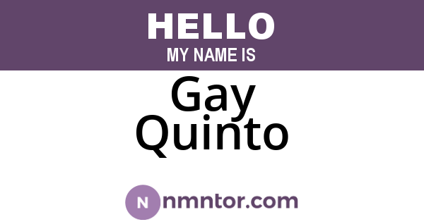 Gay Quinto