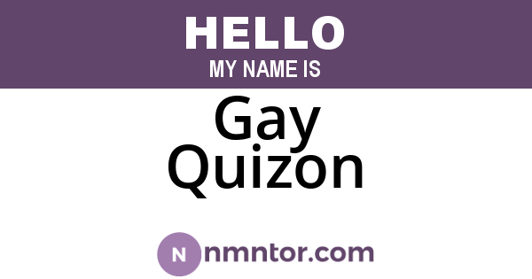 Gay Quizon