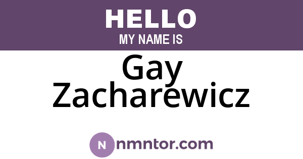 Gay Zacharewicz