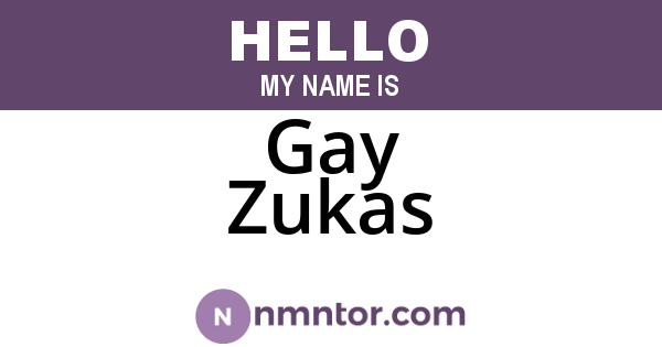 Gay Zukas