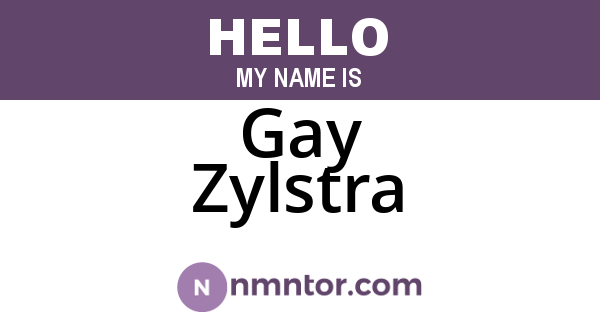 Gay Zylstra