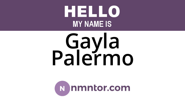 Gayla Palermo