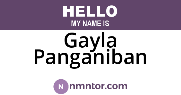 Gayla Panganiban