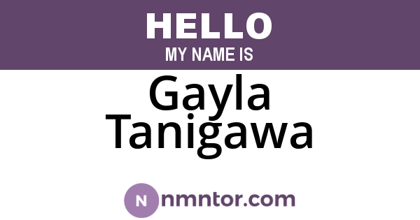 Gayla Tanigawa