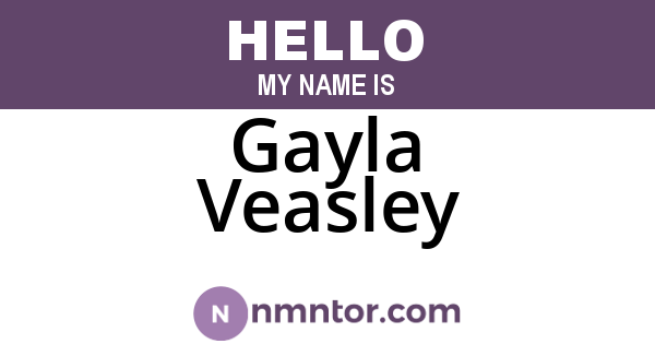 Gayla Veasley