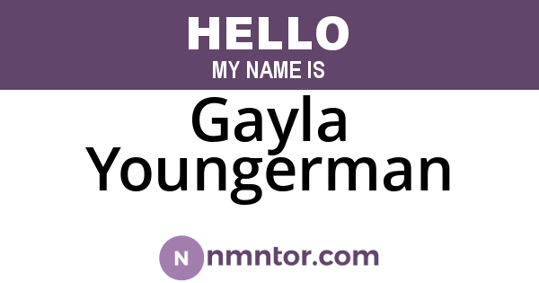 Gayla Youngerman