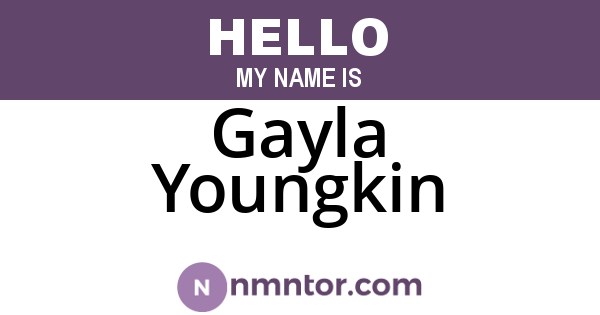 Gayla Youngkin