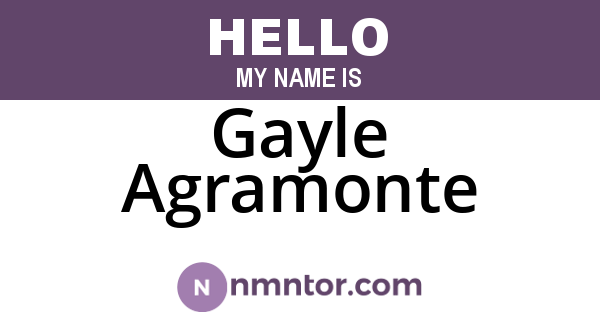 Gayle Agramonte