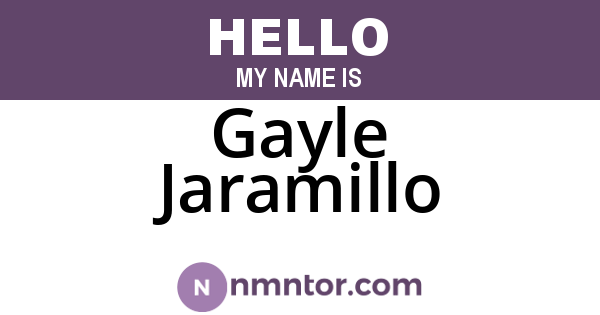 Gayle Jaramillo