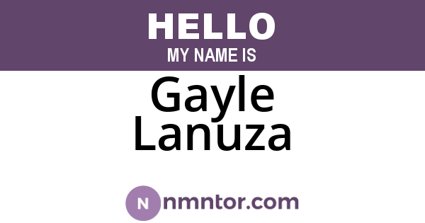 Gayle Lanuza