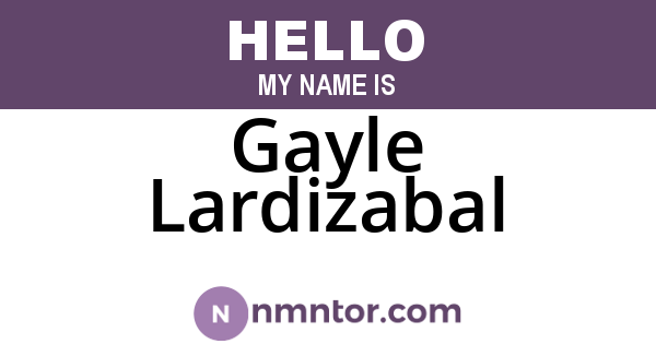 Gayle Lardizabal