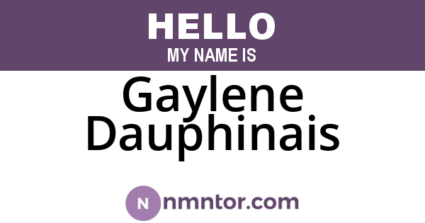 Gaylene Dauphinais