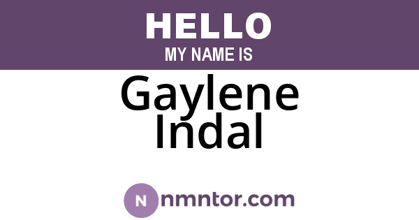 Gaylene Indal