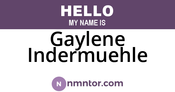 Gaylene Indermuehle