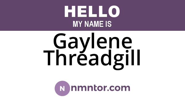 Gaylene Threadgill