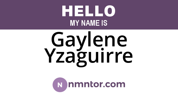 Gaylene Yzaguirre