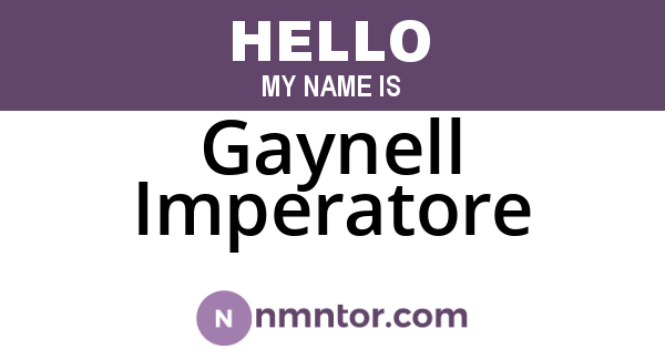 Gaynell Imperatore