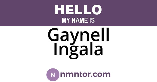 Gaynell Ingala