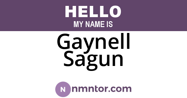 Gaynell Sagun