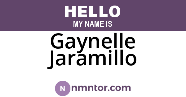 Gaynelle Jaramillo