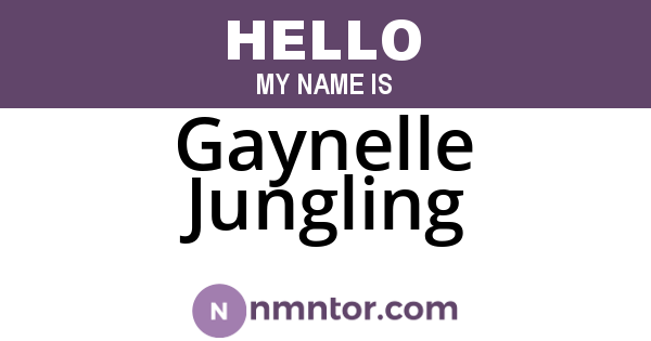 Gaynelle Jungling