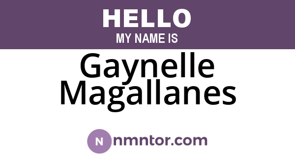 Gaynelle Magallanes