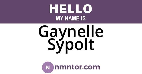 Gaynelle Sypolt