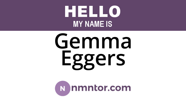 Gemma Eggers