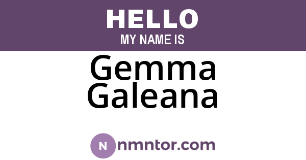 Gemma Galeana