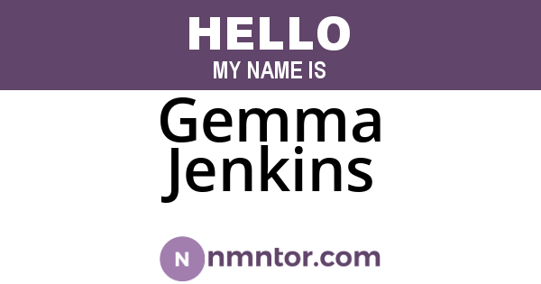 Gemma Jenkins