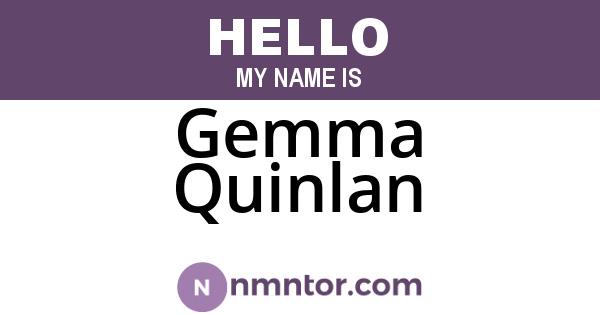Gemma Quinlan
