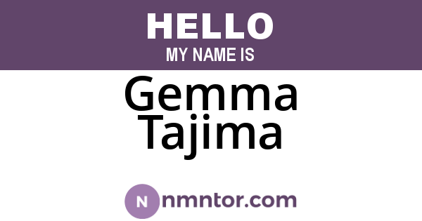 Gemma Tajima