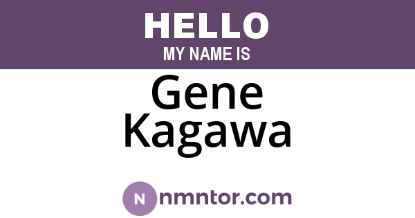 Gene Kagawa