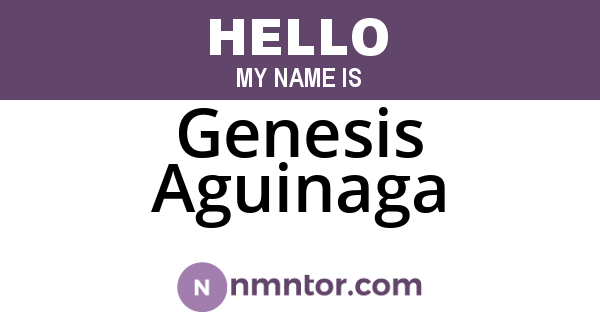 Genesis Aguinaga