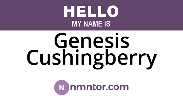 Genesis Cushingberry