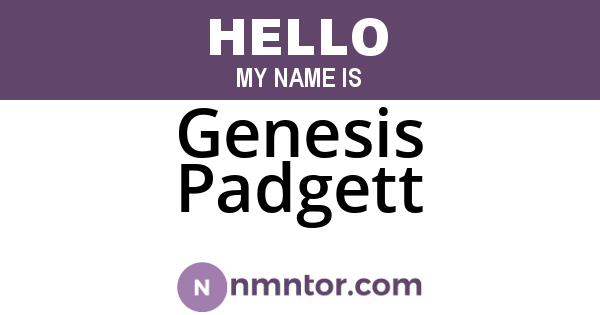 Genesis Padgett