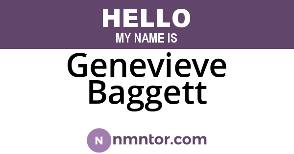 Genevieve Baggett