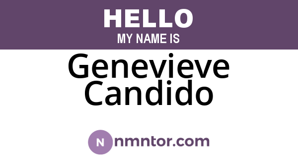 Genevieve Candido