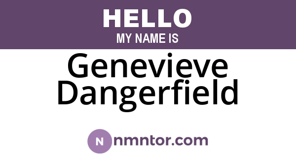 Genevieve Dangerfield